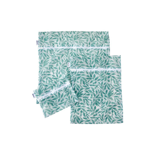 Made of this Set of 3 Laundry Wash Bags Leaf