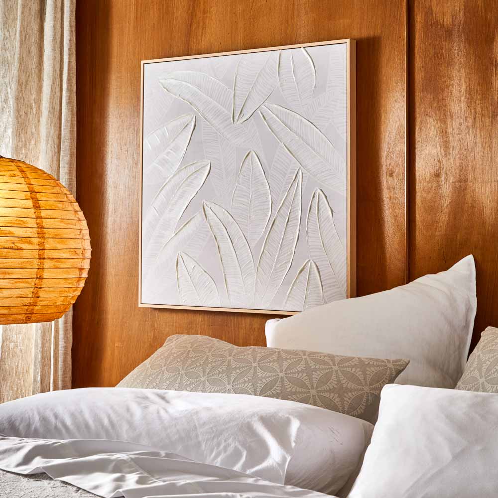 MyHouse Leaf Wall Art 70x70cm