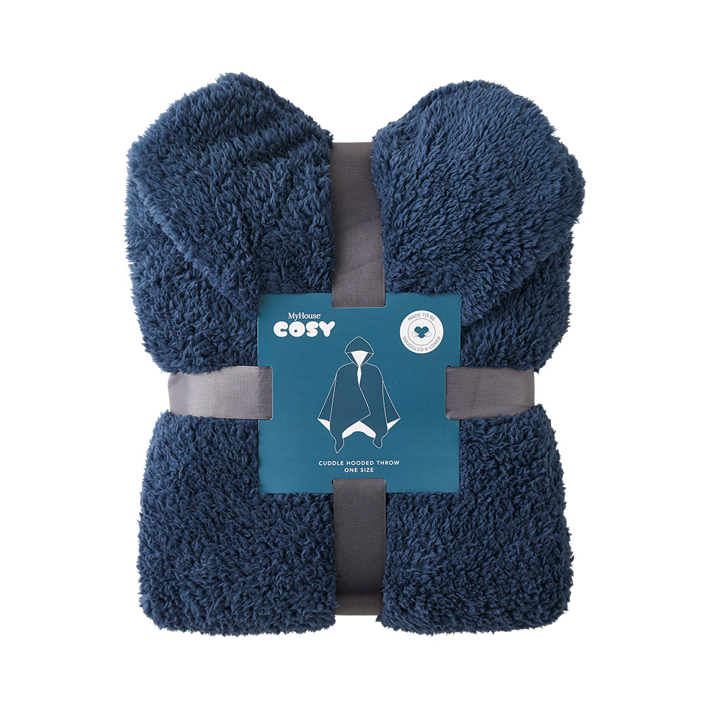 MyHouse Cosy Cuddle Hooded Throw