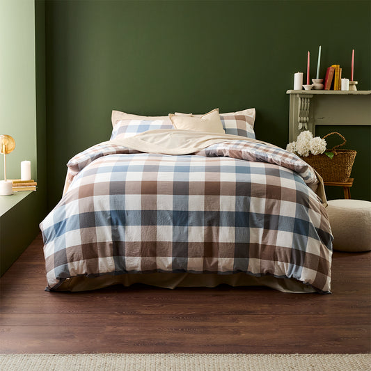 MyHouse Denver Check Quilt Cover Set
