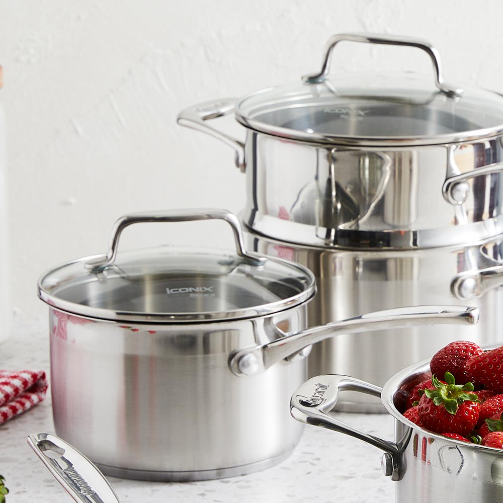 Baccarat iconiX Stainless Steel Saucepan with Lid 18cm at MyHouse