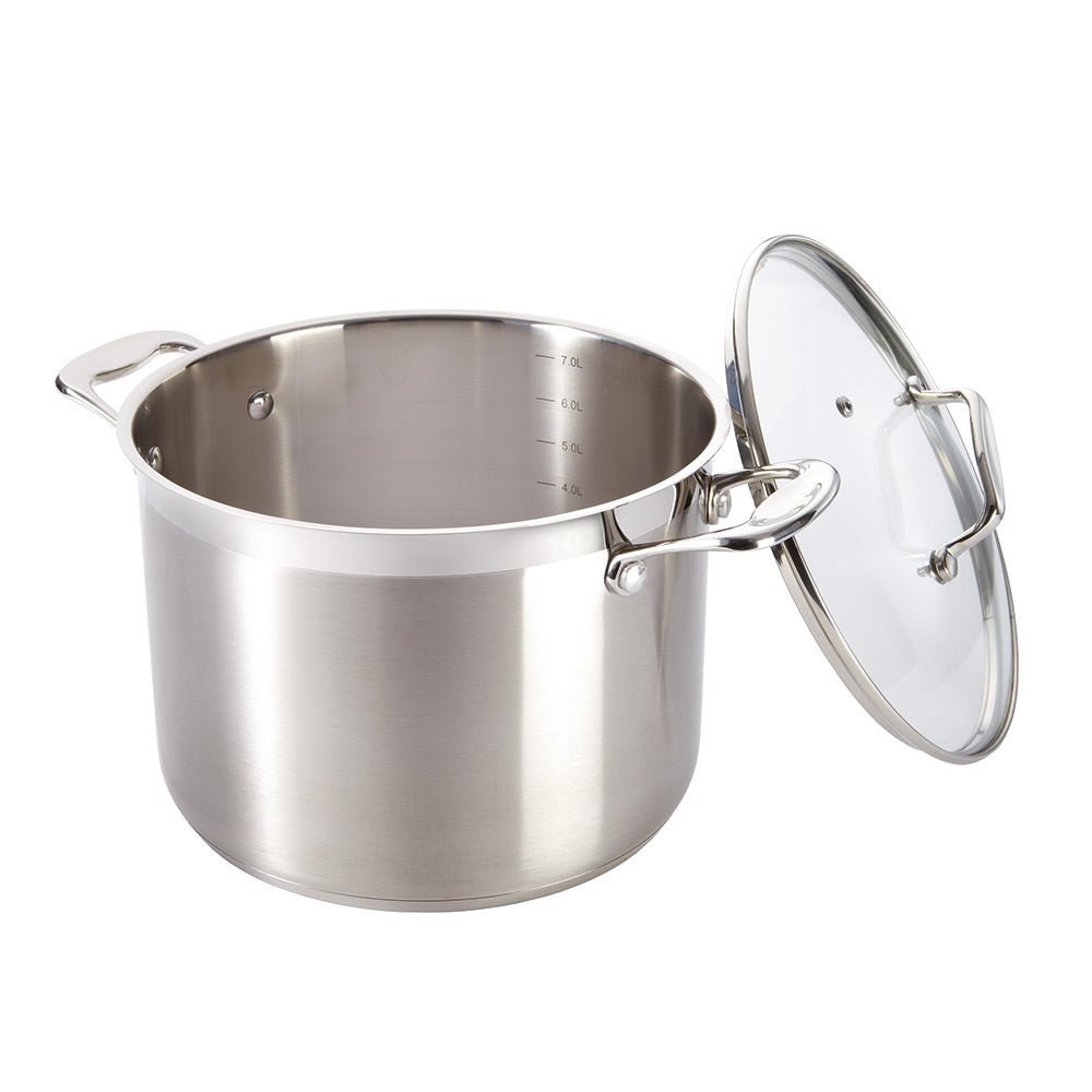 Baccarat iconiX Stainless Steel Stockpot with Lid 7.2L/24cm at MyHouse