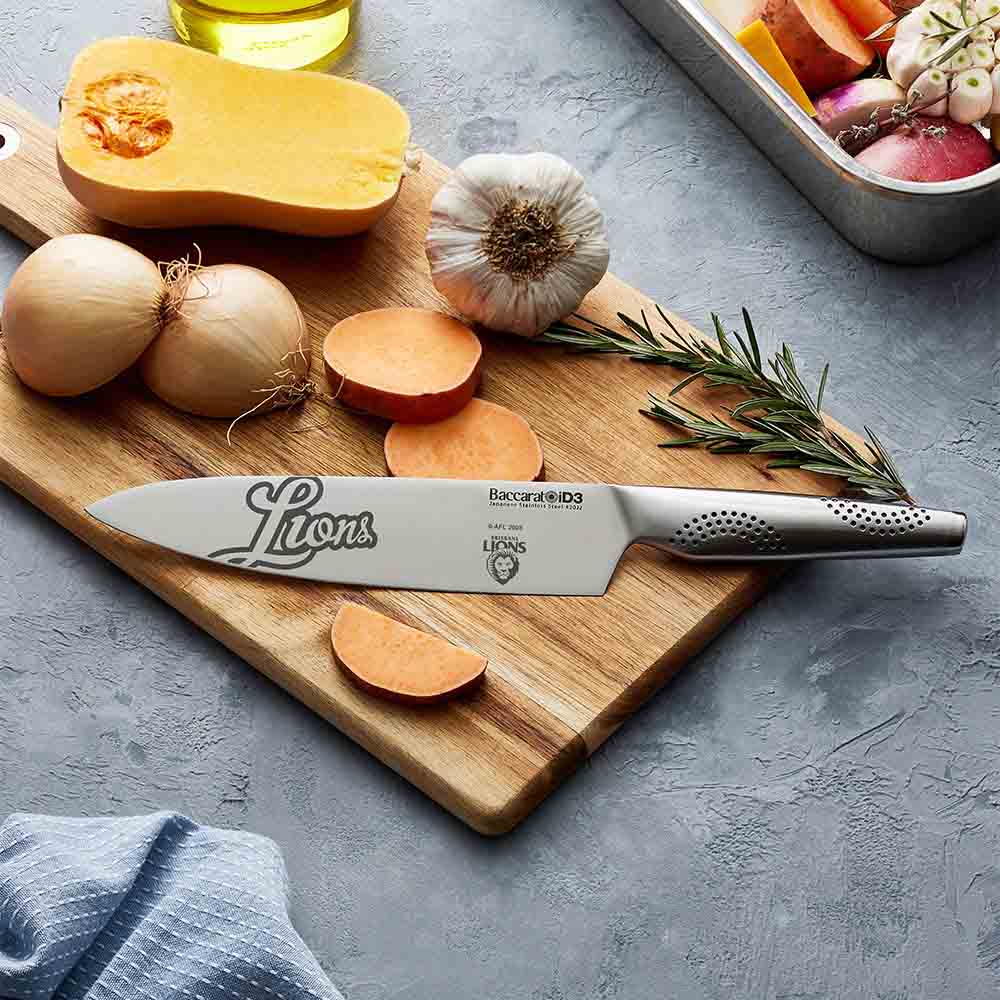 Baccarat iD3 Chefs Knife 20cm AFL Brisbane Lions at MyHouse