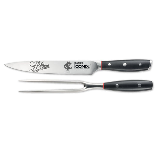Baccarat iconiX Carving Knife Set AFL Carlton Blues at MyHouse