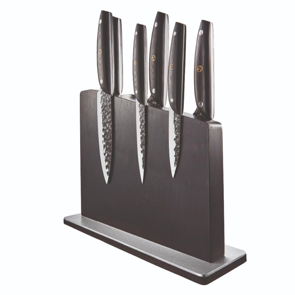 Baccarat KUROI KIBA 7 Piece Knife Block japanese steel at MyHouse
