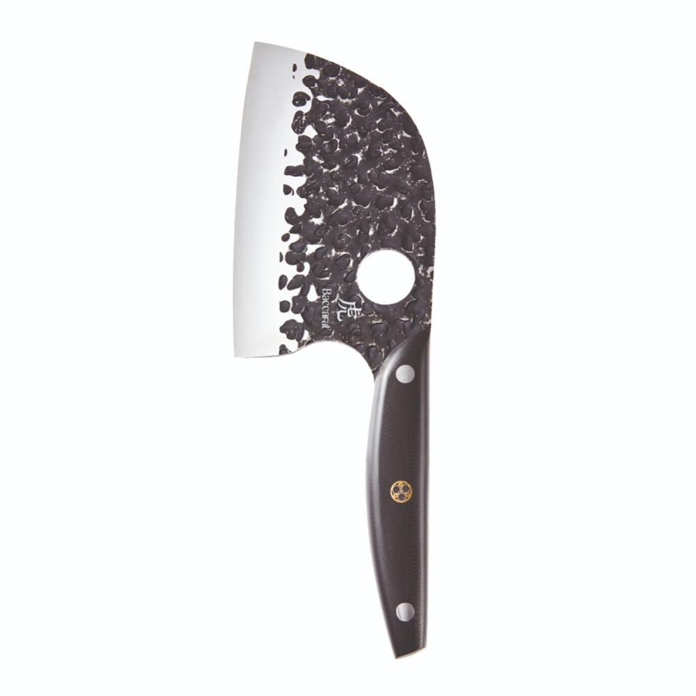 Baccarat KUROI KIBA 7 Piece Knife Block with japanese steel moon knife at MyHouse