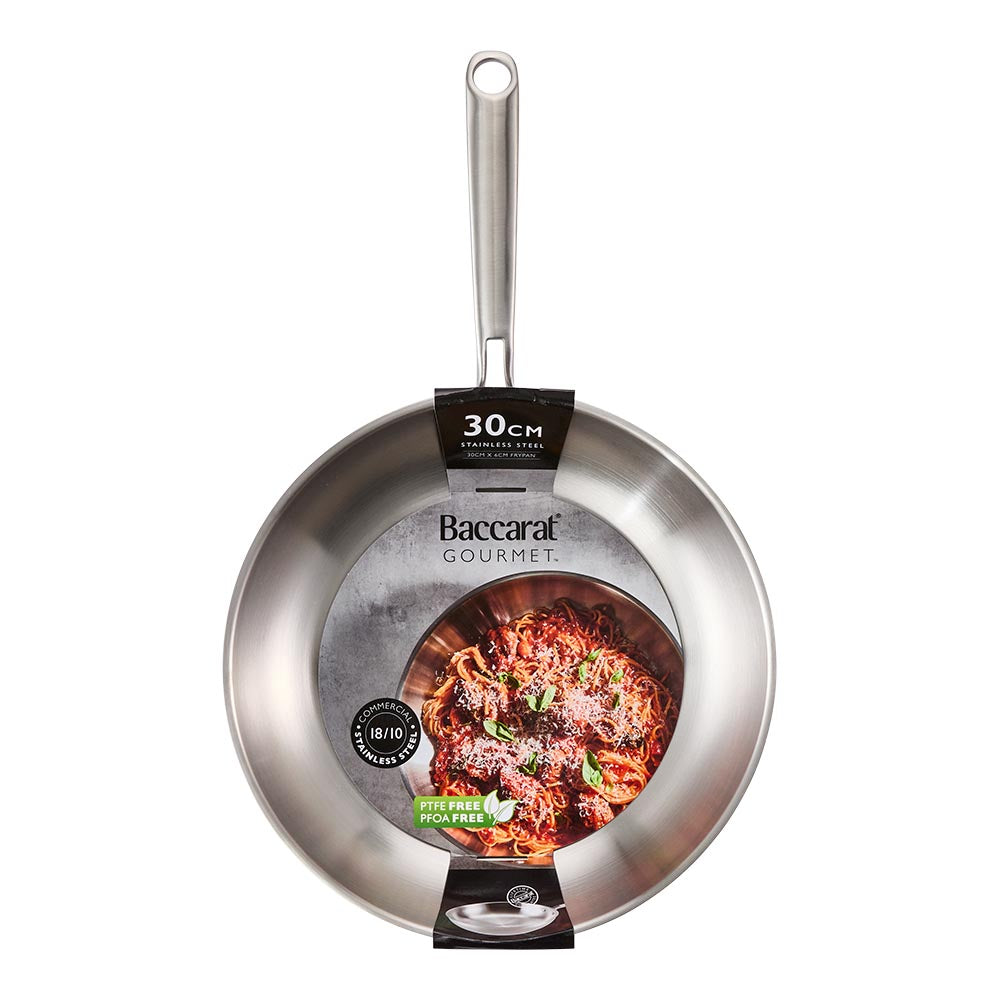 Baccarat Gourmet Stainless Steel Frypan 30cm packaging image at MyHouse