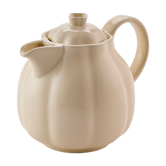 Alex Liddy Posy Teapot cream ribbed design at MyHouse