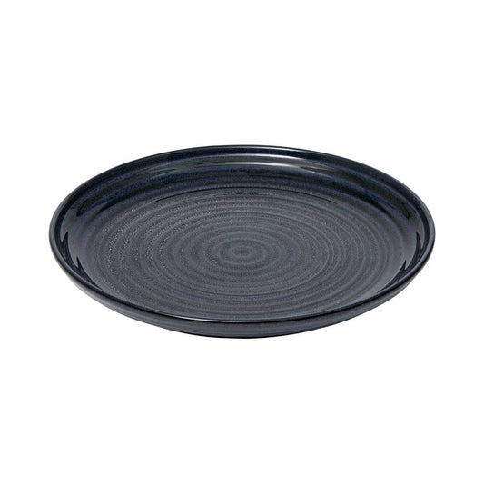 Alex Liddy Rustica Stoneware Plate 27cm in navy Blue at MyHouse