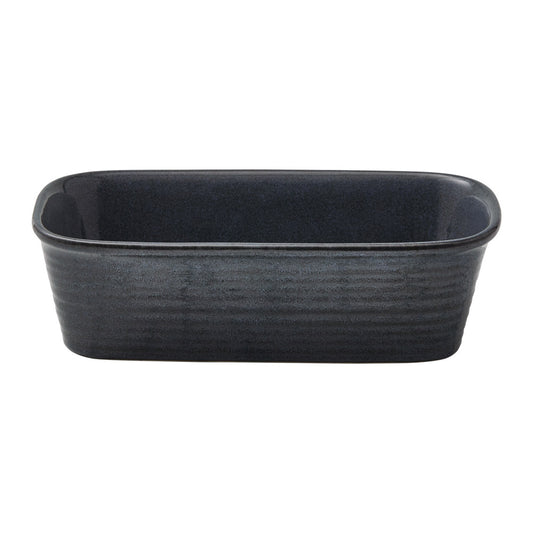 Alex Liddy Stoneware Rustica Loaf Dish 26cm in Navy blue at MyHouse