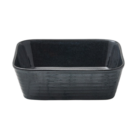 Alex Liddy Rustica Stoneware Square Baker 23cm in Navy Blue at MyHouse