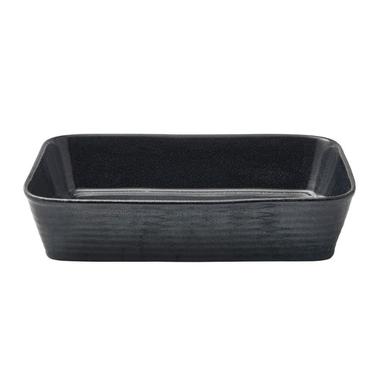 Alex Liddy Rustica Stoneware Lasagne Dish 33cm in Navy Blue at MyHouse
