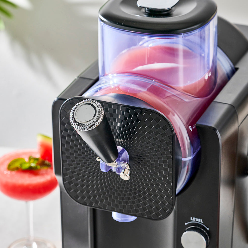 slushie machine with pull down lever