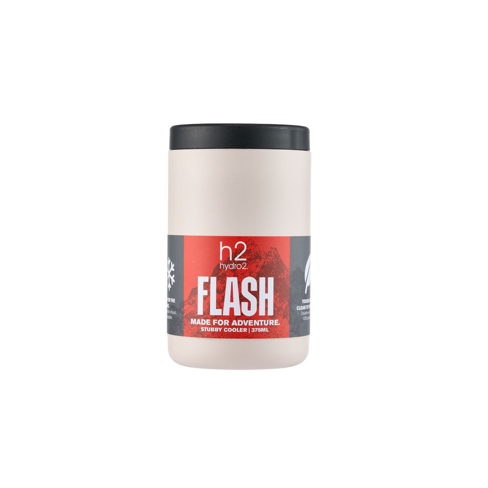 h2 hydro2 FLASH Stubby Cooler 375ml dove cream
