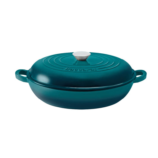 Baccarat Le Connoisseur Cast Iron French Saute Pan 31cm Lagoon