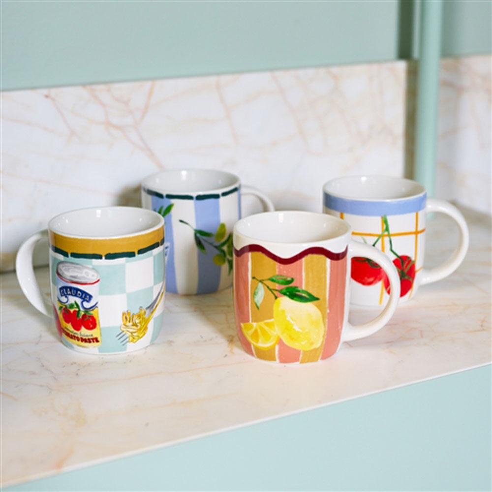 Porto Valentina Mugs Set of 4 300ml