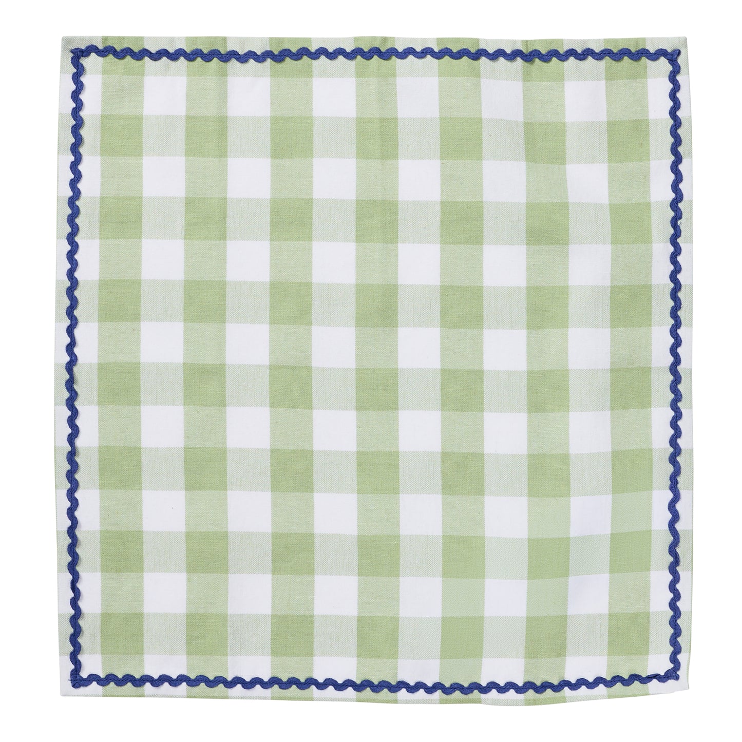 Porto Gingham Set of 4 Napkins 45x45cm Sage