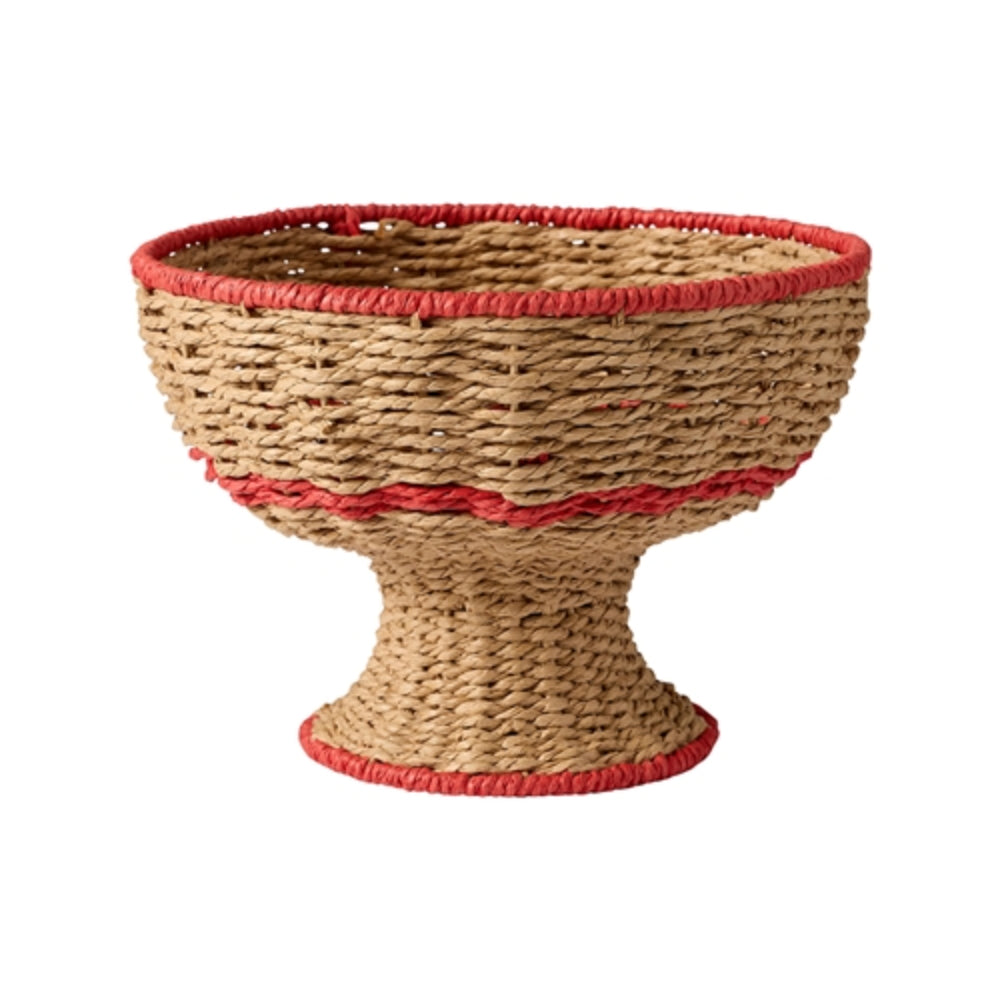 Porto Cori Footed Bowl 23x23x16cm Ruby