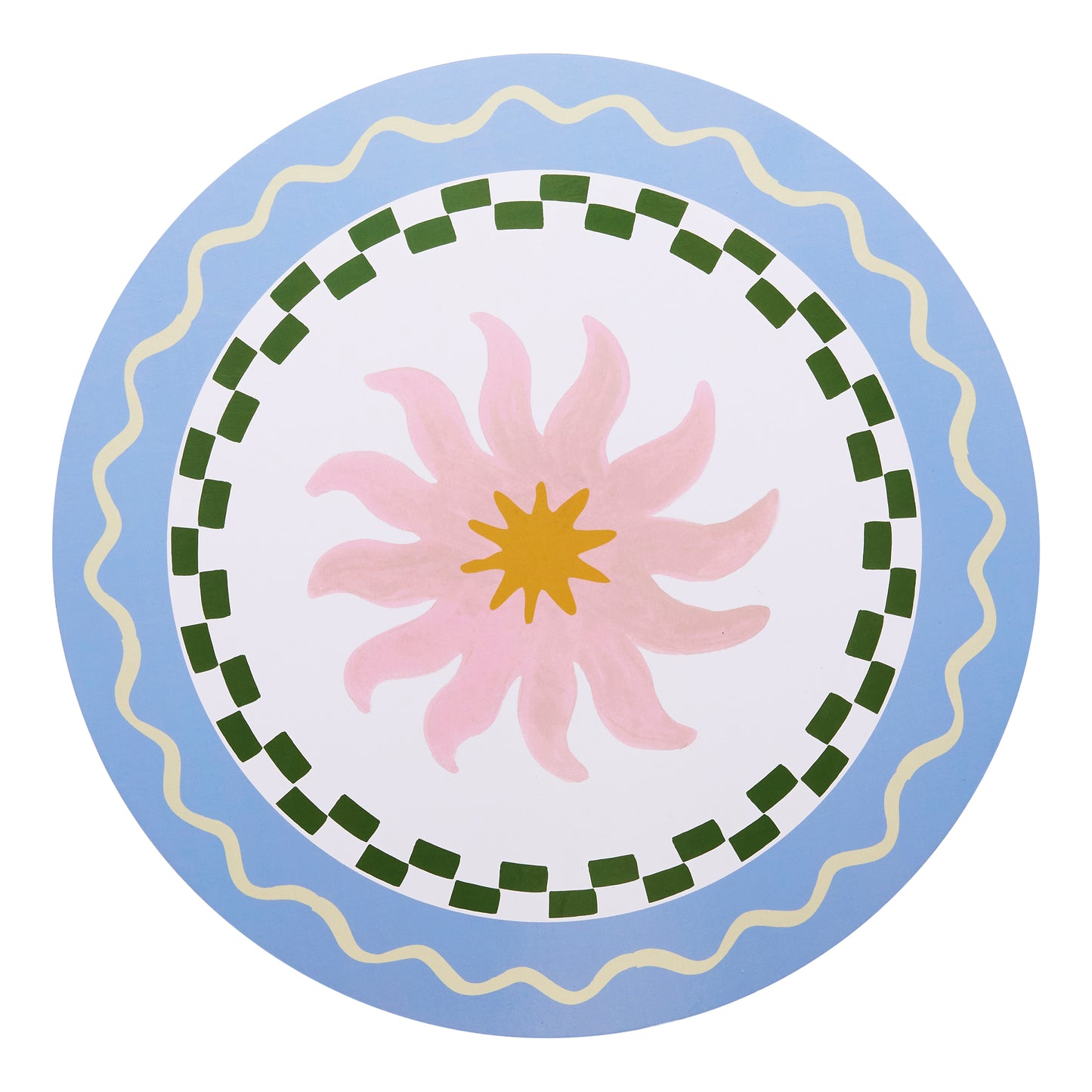 Porto Nautilus Set of 4 Round Placemats 34cm Del Mare