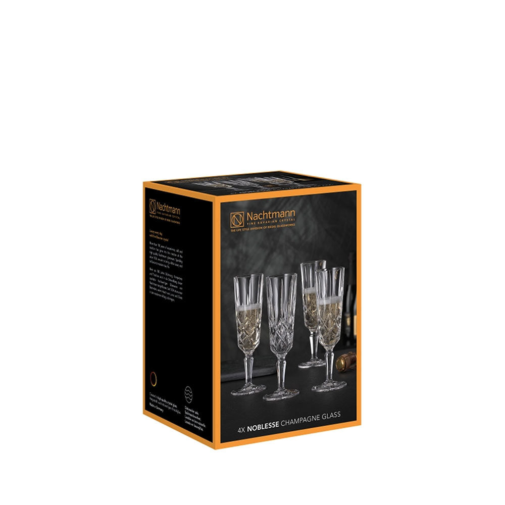 Nachtmann Set of 4 Noblesse Champagne Glasses
