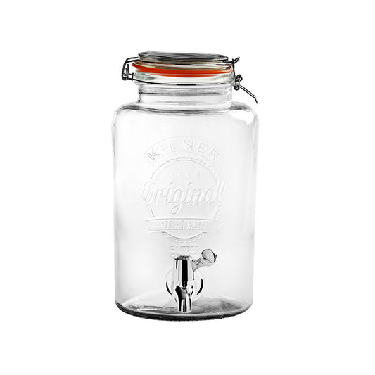 Kilner Round Storage Jar with Dispensing Tap 8L