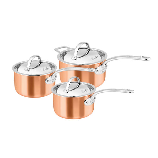 Chasseur Escoffier Induction 3 Piece Saucepan Set - MyHouse