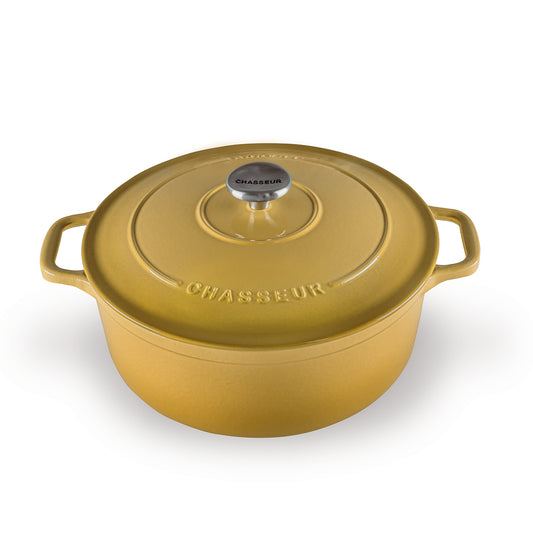 Chasseur Round French Oven 26cm 5L Mustard