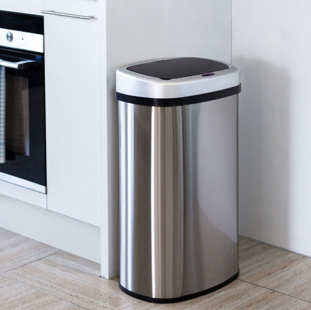 Healthy Choice Stainless Steel Motion Sensor Rubbish Bin 50L