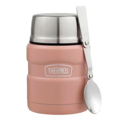 Thermos Stainless King Vacuum Insulated Food Jar Rose Pink 470ml