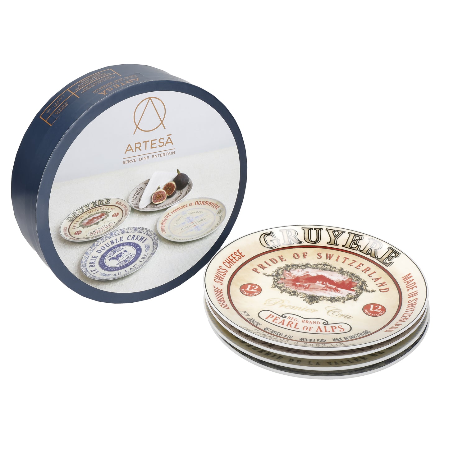 Artesa Ceramic Cheese Plate Set