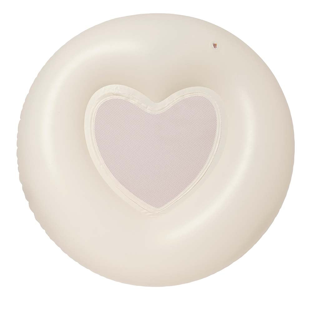 SUNNYLiFE Luxe Tube Pool Ring Stole My Heart Pink Stripe