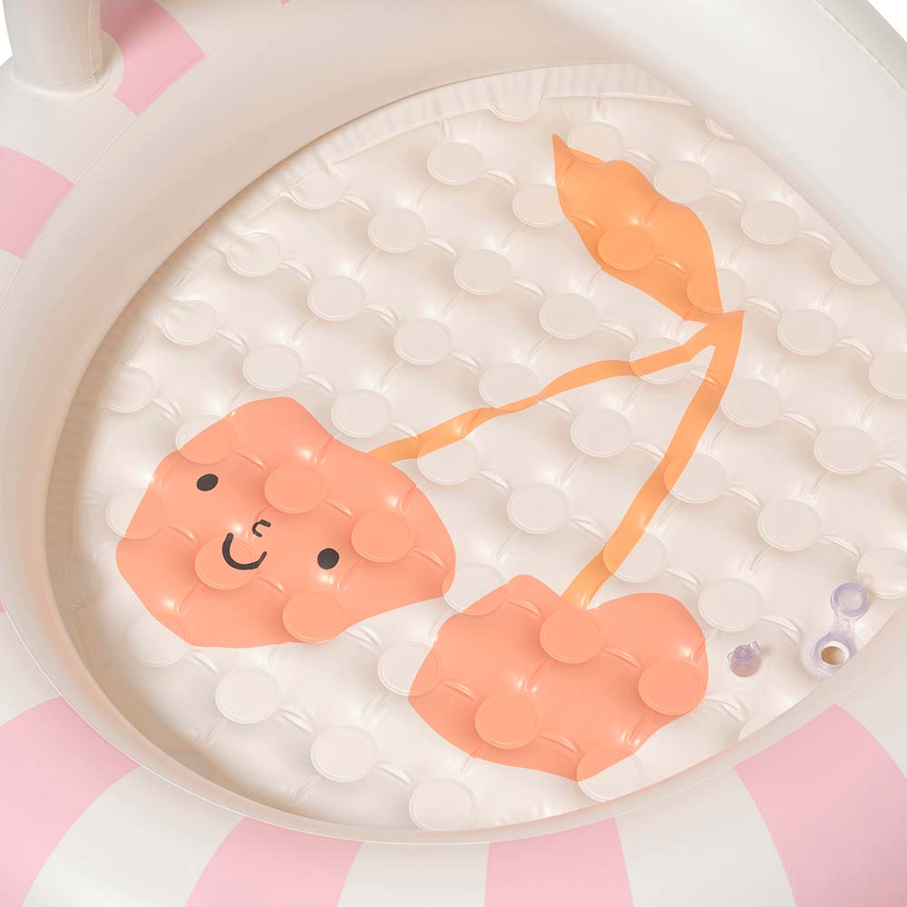 SUNNYLiFE Kids Inflatable Pool Cotton Candy Cherry