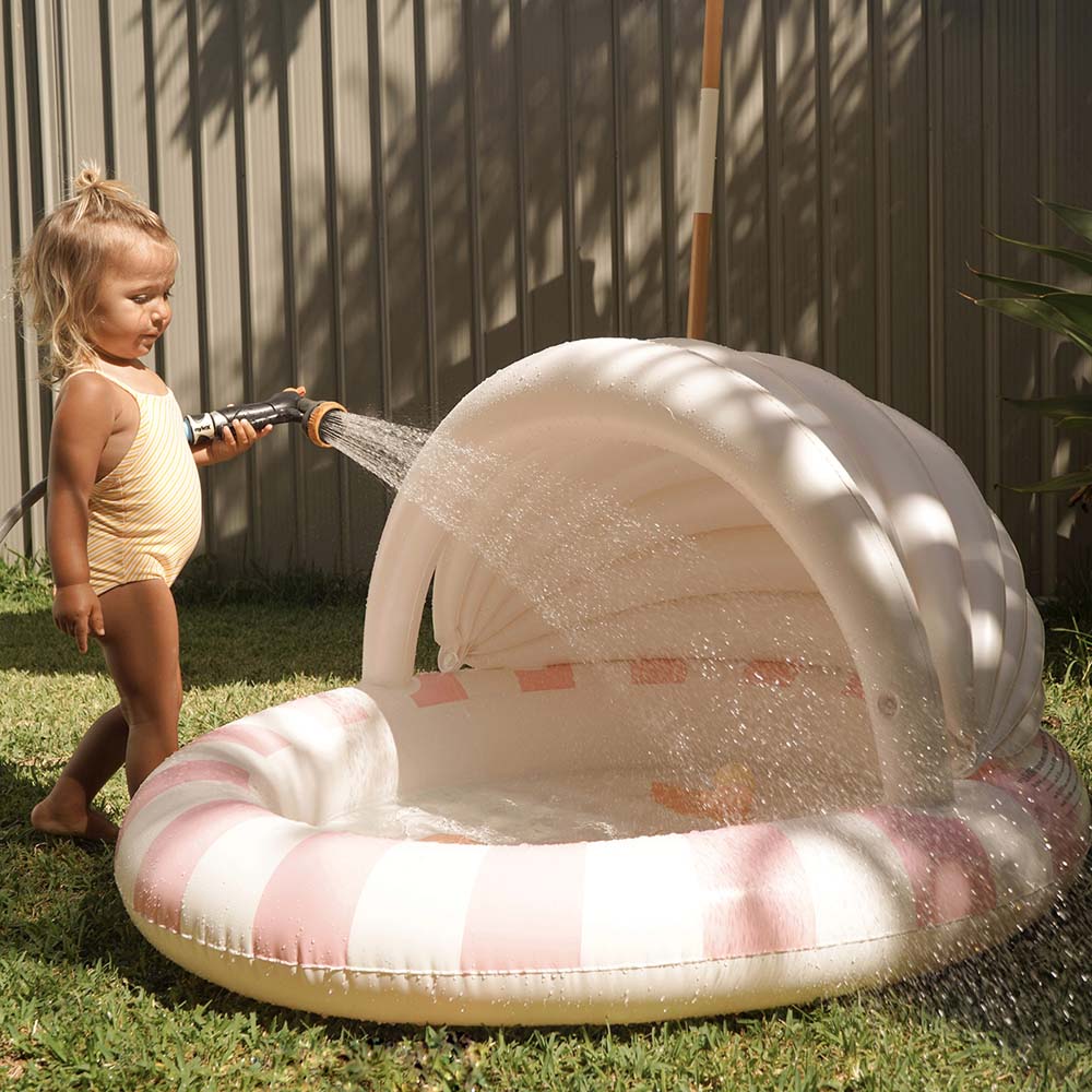 SUNNYLiFE Kids Inflatable Pool Cotton Candy Cherry