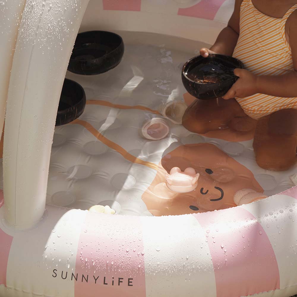 SUNNYLiFE Kids Inflatable Pool Cotton Candy Cherry