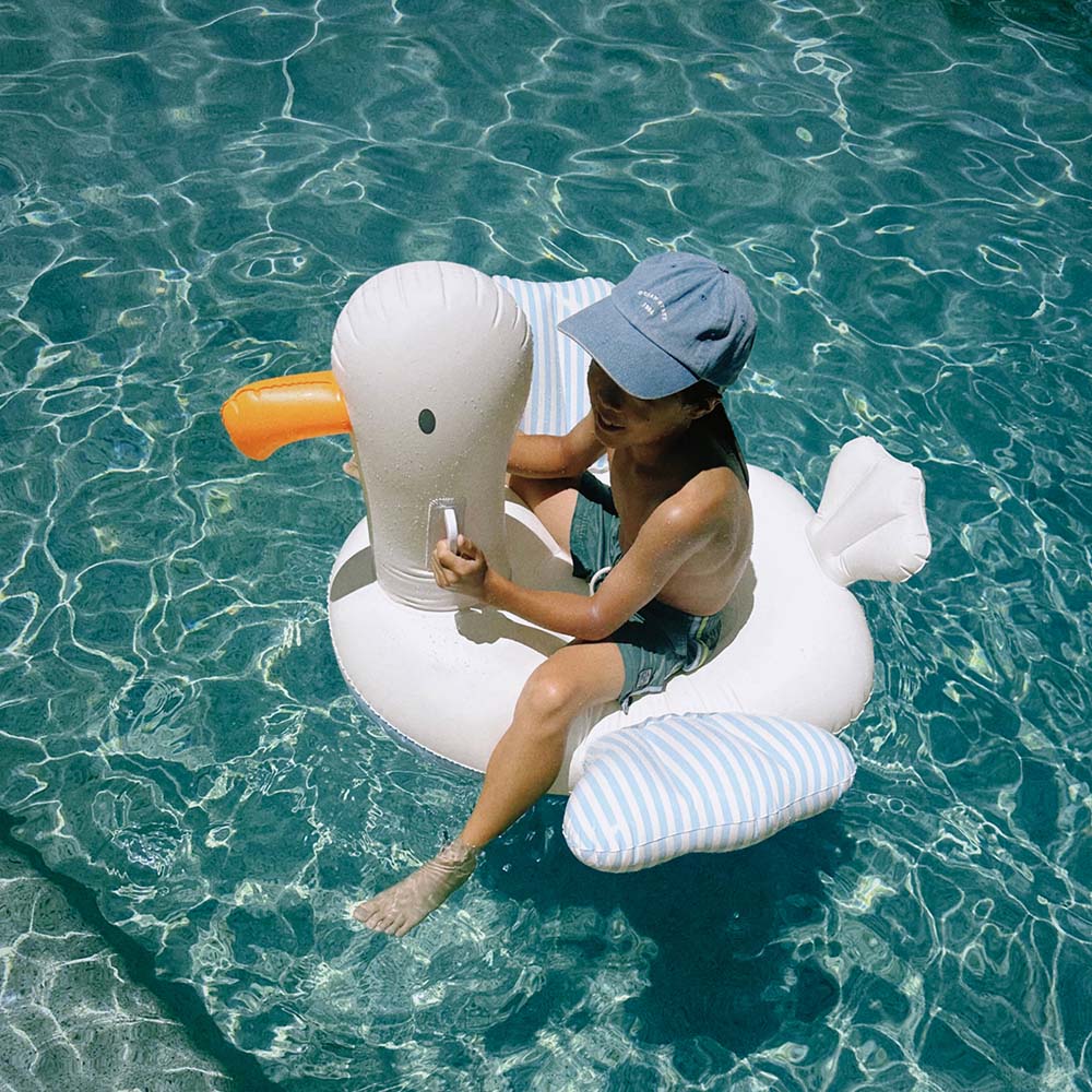 SUNNYLiFE Kids Ride-On Sammy The Seagull Blue Stripe