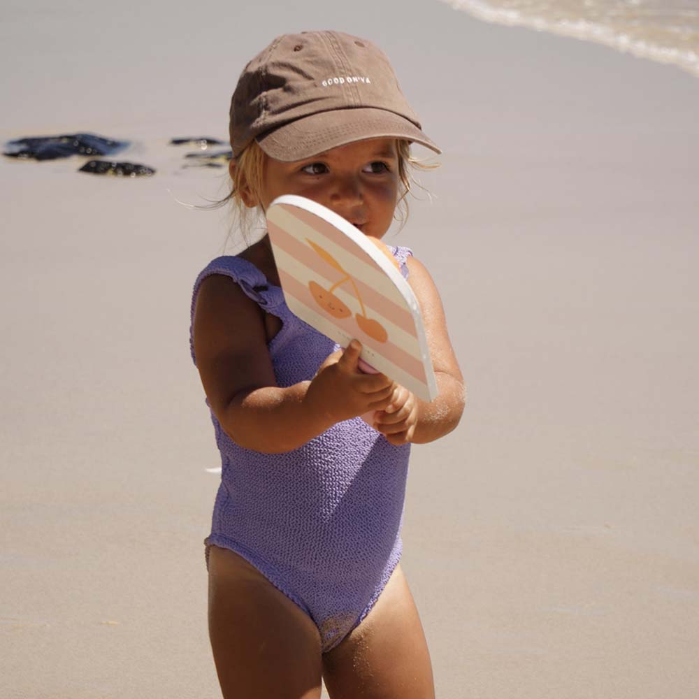 SUNNYLiFE Kids Velcro Beach Bats Cotton Candy Cherry