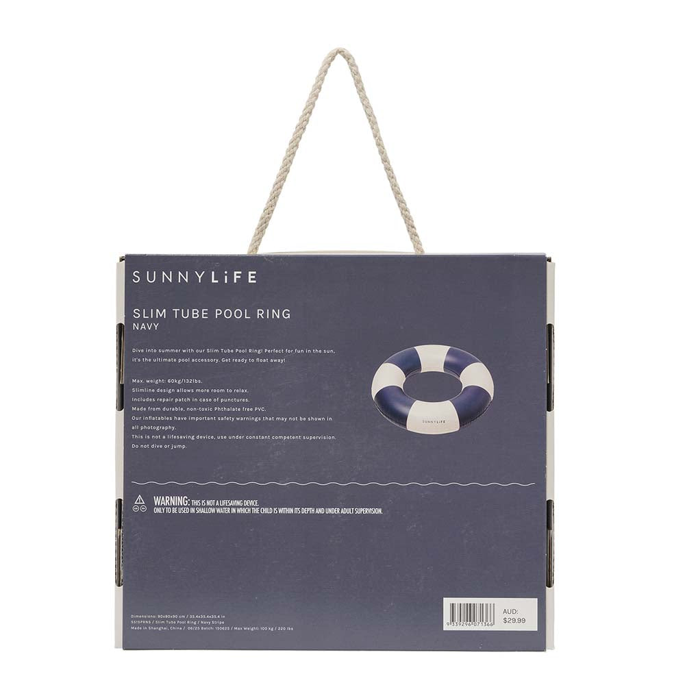 SUNNYLiFE Slim Tube Pool Ring