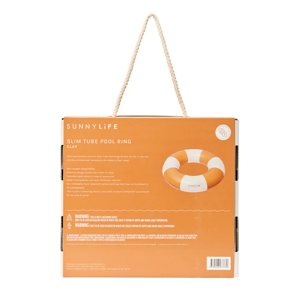 SUNNYLiFE Slim Tube Pool Ring