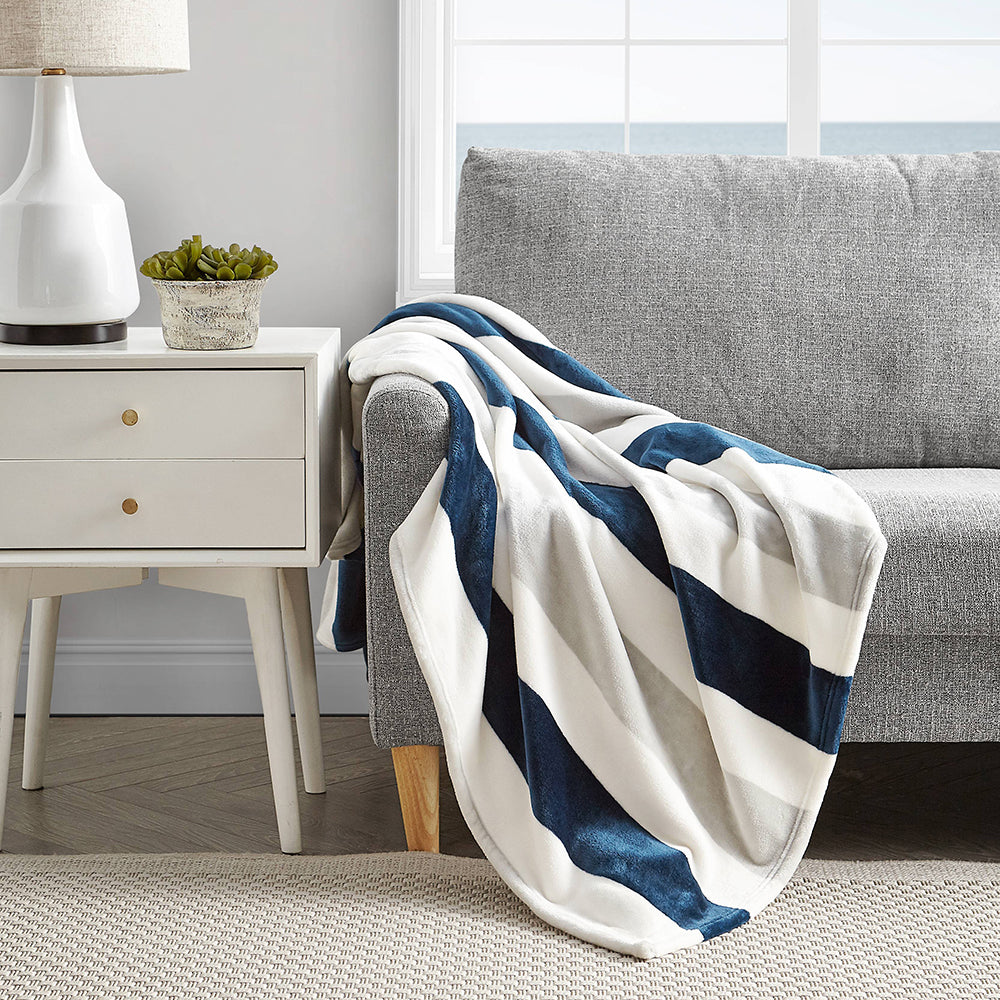Nautica Awning Stripe Throw