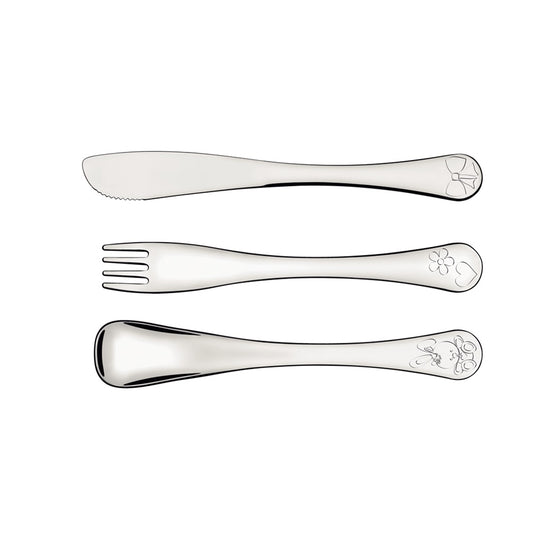 Tramontina Le Petit 3 Piece Stainless Steel Cutlery Set Girls- MyHouse
