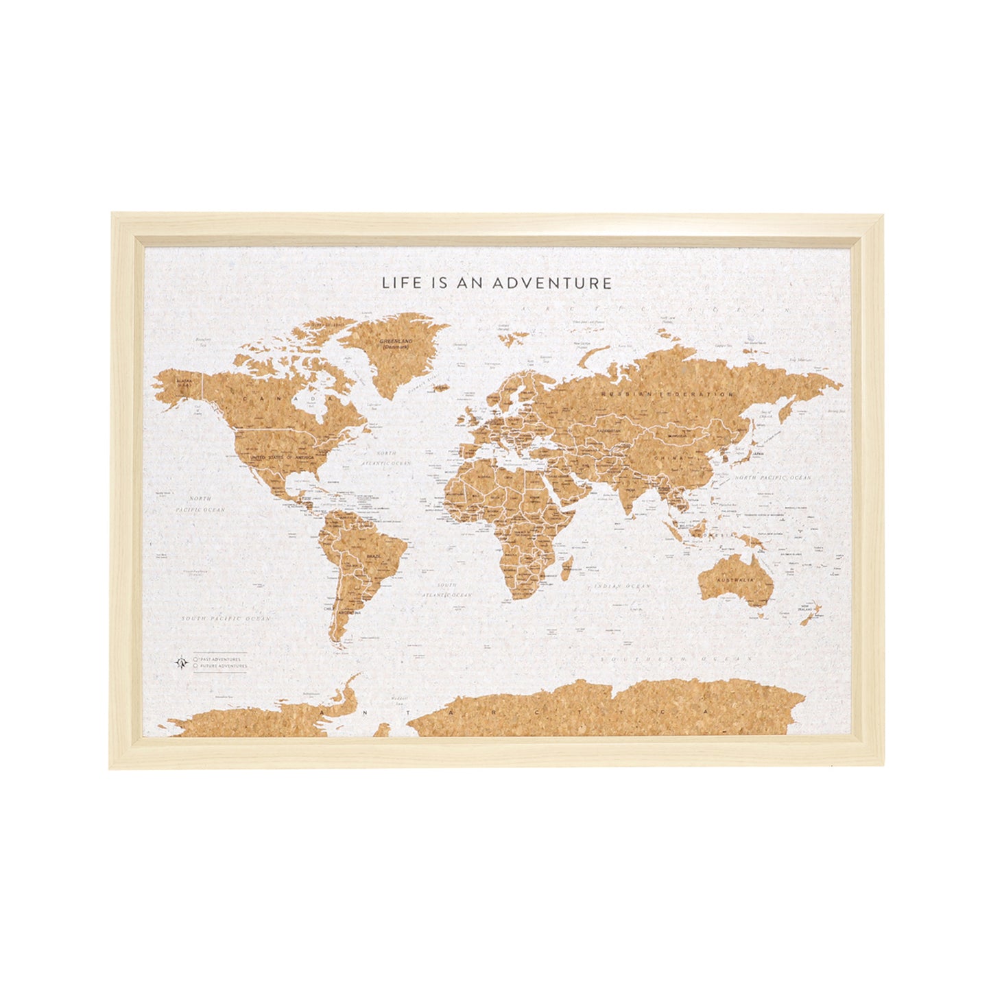 Splosh Travel Board World Small Map