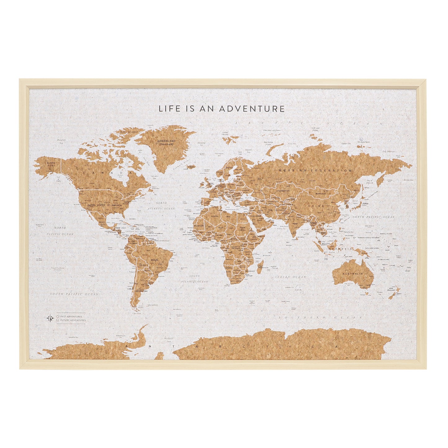 Splosh Travel Board World Large Map
