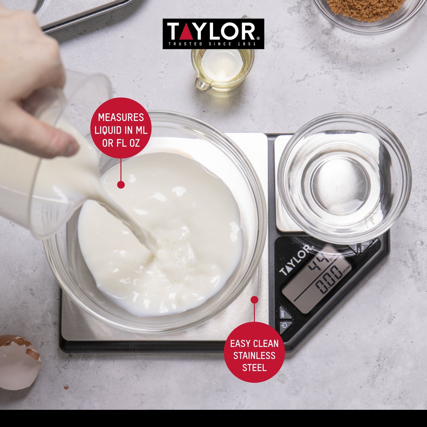Taylor Pro Dual Platform Digital Dual Kitchen Scale