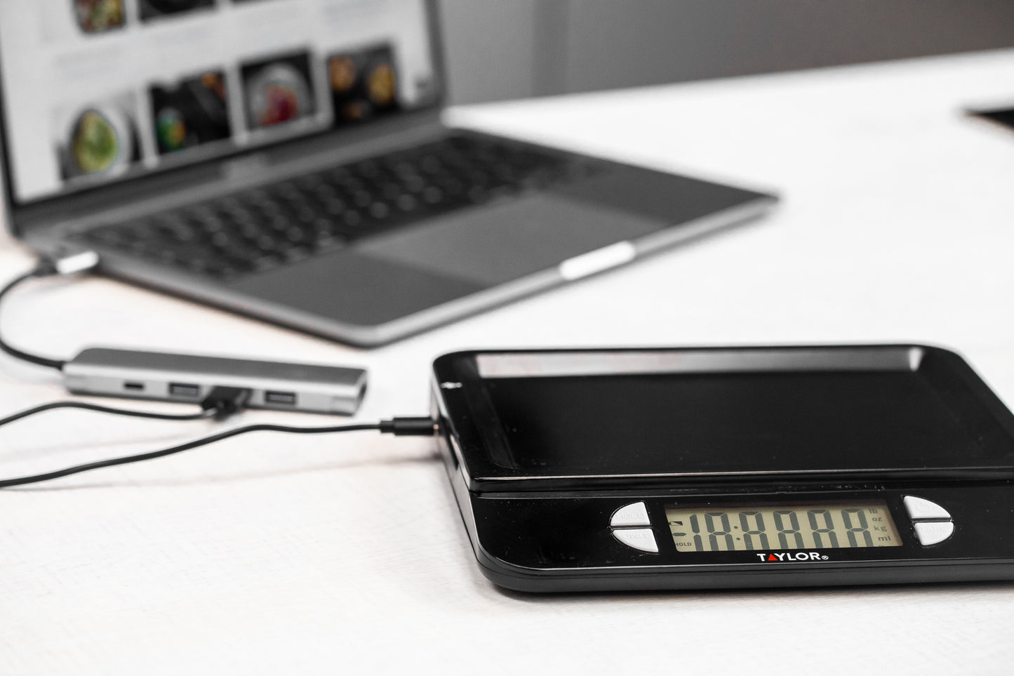 Taylor Dual USB Rechargeable Digital Scale