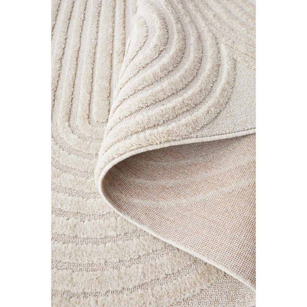 Rug Culture Lotus Carl Runner Beige with oval detail at MyHouse