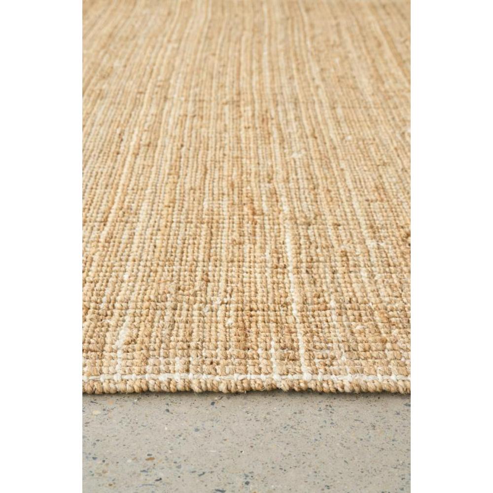 natural brown jute hampton floor runner  detail image - MyHouse