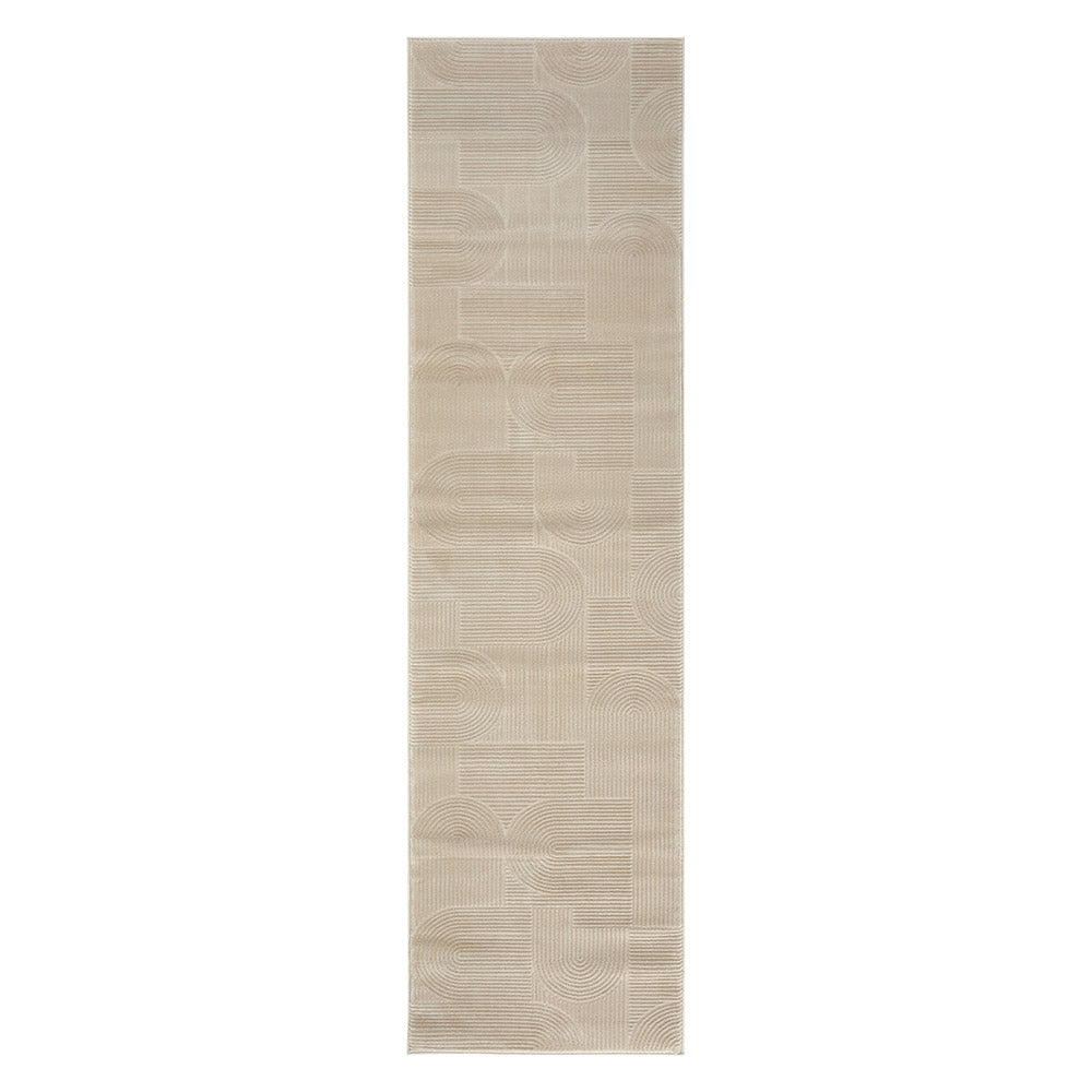 Darren Palmer Raking Runner in Linen Cream at MyHouse