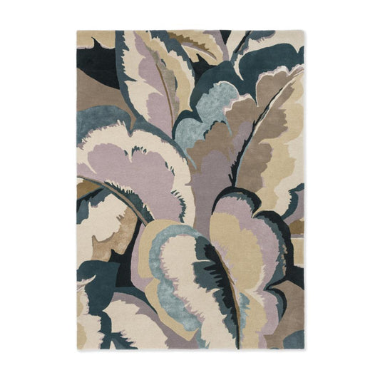 Harlequin Calathea Rug Shiitake/Wild Water - MyHouse