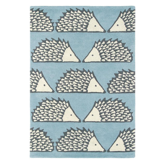 Scion Spike Wool Rug Marine Blue - MyHouse