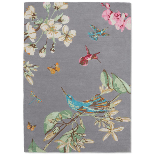 Wedgwood Hummingbird Rug Grey - MyHouse